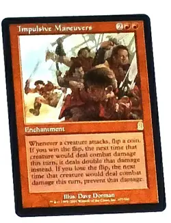 Magic the Gathering * MTG * 1 x Impulsive Maneuvers * Odyssey * LP - Image 1
