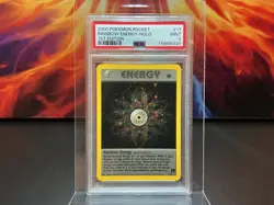 2000 POKEMON TEAM ROCKET 1ST EDITION ENERGY HOLO 17/82 PSA 9 MINT 🐦‍🔥 - Image 1
