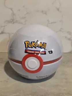 Pokeball Premier Ball Tin C25 - Pokemon TCG 2025 Pokeball Tin - SEALED New - Image 1