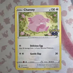 Chansey Uncommon Pokemon GO 051/078 LP - Image 1