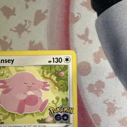 Chansey Uncommon Pokemon GO 051/078 LP - Image 4