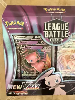 Mew VMAX Pokemon TCG League Battle Deck NEW SHIPS 10/10 USA - Image 3