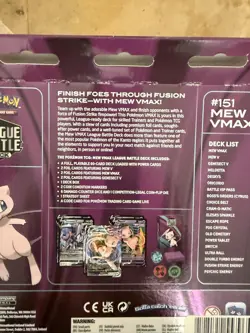 Mew VMAX Pokemon TCG League Battle Deck NEW SHIPS 10/10 USA - Image 5