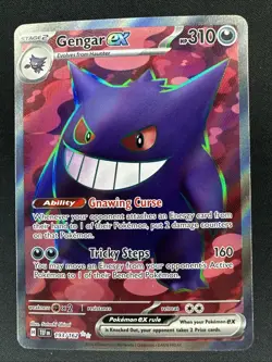 Pokemon Gengar ex 193/162 Full Art Temporal Forces *NM* - Image 1