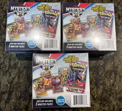 Lot Of 3 Pokemon Mystery Power Box Chase Pack Seeded 1:10 (5 Booster Packs) - Image 1