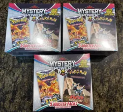 Lot Of 3 Pokemon Mystery Power Box Chase Pack Seeded 1:10 (5 Booster Packs) - Image 3