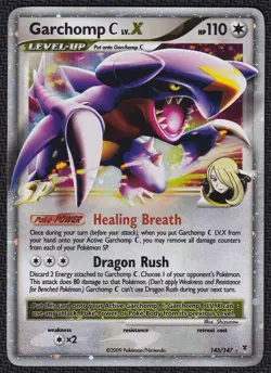 Pokemon Garchomp LV.X 145/147 Holo Platinum Supreme Victors - Image 1
