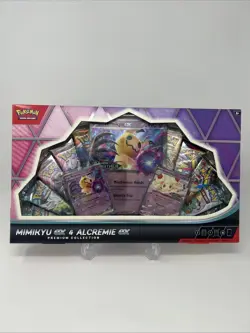 Pokemon TCG: Mimikyu ex & Alcremie ex Premium Collection Box - In Hand - Image 1