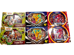Pokemon TCG: Pikachu V Box (2x), Hoopa V Box (2x), Kleavor VSTAR Box (2x) - Image 1