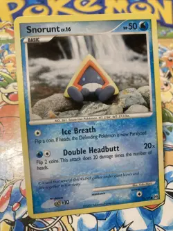 Snorunt 75/99 Platinum Arceus Pokemon TCG 2009 Common - Image 2