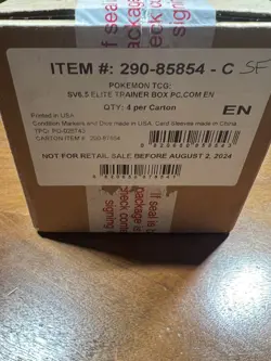 Pokemon Shrouded Fable Pokemon Center Elite Trainer Box (PC ETB) Case, Sealed - Image 1