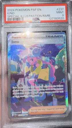PSA 9 - IONO SPECIAL ILLUSTRATION RARE #237 2024 POKEMON PAF EN-PALDEAN FATES - Image 1