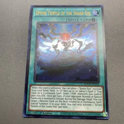 Yu-Gi-Oh! Divine Temple Of The Snake-Eye Ultra Rare 1st Edition AGOV-EN056 NM/M - Image 1