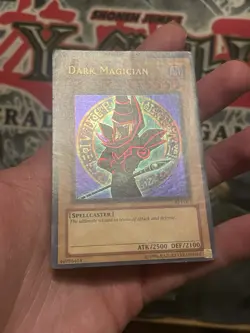 DARK MAGICIAN BPT-007 SECRET RARE VINTAGE YUGIOH TCG MP/HP - Image 3