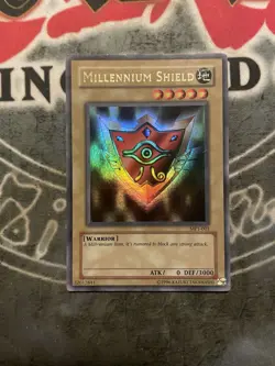 Yu-Gi-Oh Millennium Shield MP1-001 McDonald's Promo Limited Edition TCG HP/DMG - Image 1