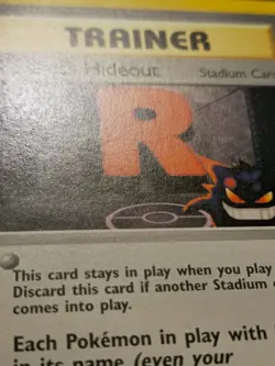 Rocket's Hideout Uncommon Trainer Card Neo Revelation 63/64 LP - Image 2