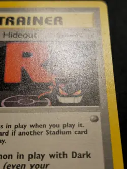 Rocket's Hideout Uncommon Trainer Card Neo Revelation 63/64 LP - Image 3