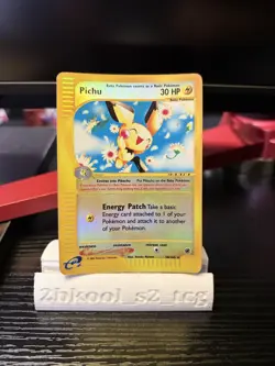 Pichu 58/165 Reverse Holo Expedition Pokemon Card - Image 1