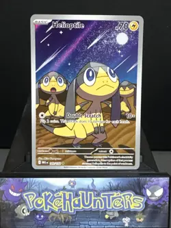Pokemon Card Helioptile 143/132 Mega evolution Illustration Rare Near Mint - Image 1