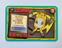 1999 Pokemon Raichu Jr Adventure Game Card Gamefreak Nintendo Creatures LP - Image 2
