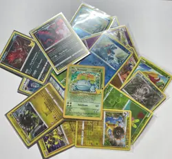 Pokemon Lot 100+Cards. Guaranteed one V, VMAX, Alt, Full Art, or Celeb. Classic - Image 2
