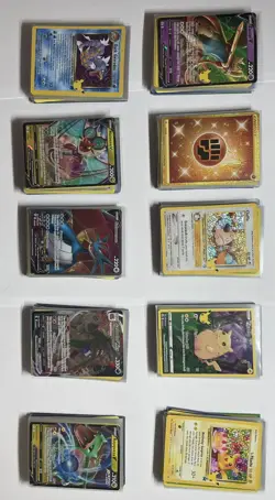 Pokemon Lot 100+Cards. Guaranteed one V, VMAX, Alt, Full Art, or Celeb. Classic - Image 4