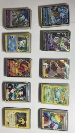 Pokemon Lot 100+Cards. Guaranteed one V, VMAX, Alt, Full Art, or Celeb. Classic - Image 5