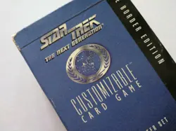 STAR TREK THE NEXT GENERATION CUSTOMIZABLE CARD GAME STARTER DECK WHITE BORDER - Image 2