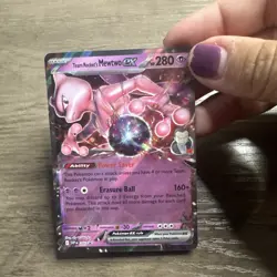 Team Rocket's Mewtwo ex 205 Sv: Scarlet & Violet Promo Cards Holo - Image 1