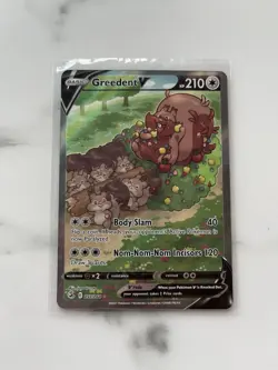 Greedant V 257/264 Ultra Rare Alt Full Art Holo Card(Pokemon TCG Fusion Strike) - Image 2