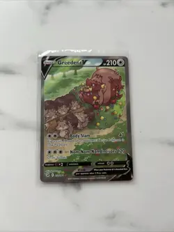 Greedant V 257/264 Ultra Rare Alt Full Art Holo Card(Pokemon TCG Fusion Strike) - Image 3