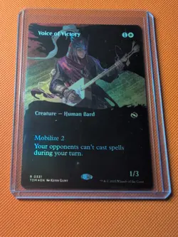 Voice of Victory (Borderless) Tarkir: Dragonstorm Foil - Image 1