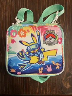 2024 Pokemon World Championships Pin Binder (Competitor Exclusive!) - Image 1