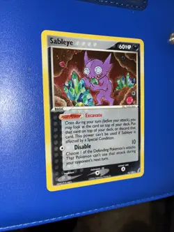 Pokemon Sableye EX Crystal Guardians Holo NM Pack Fresh - Image 1
