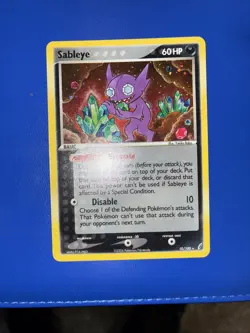 Pokemon Sableye EX Crystal Guardians Holo NM Pack Fresh - Image 2
