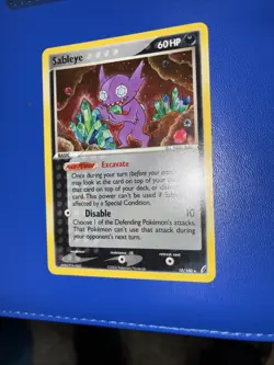 Pokemon Sableye EX Crystal Guardians Holo NM Pack Fresh - Image 3