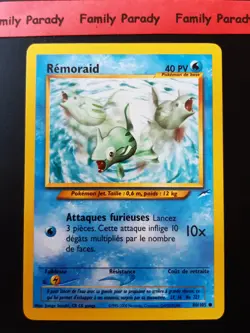 Remoraid 40pv 80/105 Carte Pokemon Wizards Neo Destiny Edition Francaise Occ 329 - Image 1