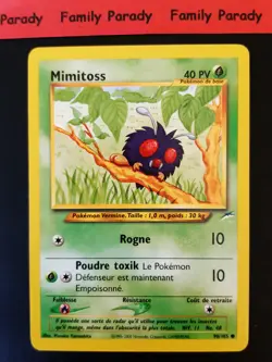 Mimitoss 40pv 90/105 Carte Pokemon Wizards Neo Destiny Edition Francaise Occ 316 - Image 1