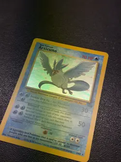 Pokemon TCG Articuno Fossil 2/62 Holo Unlimited Holo Rare 1999 Vintage WOTC LP - Image 3