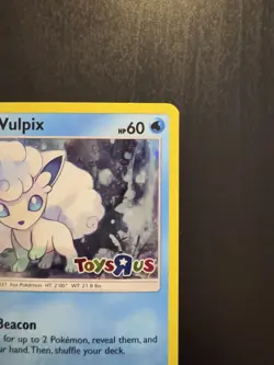 Alolan Vulpix 21/145 Toys R Us Promo Pokemon TCG Stamped Rare LP - Image 3