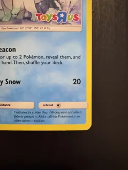 Alolan Vulpix 21/145 Toys R Us Promo Pokemon TCG Stamped Rare LP - Image 5
