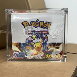 UV Pro-Safe Acrylic Case Pokemon Booster Box Protection - Magnetic Lid US seller - Image 1