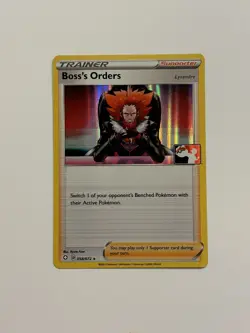Boss's Orders Lysandre 058/072 Pokemon Prize Pack Shining Fates Line Holo NM G - Image 1