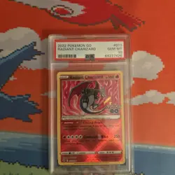 Radiant Charizard 011/078 Pokemon GO Holo PSA 10 - Image 1