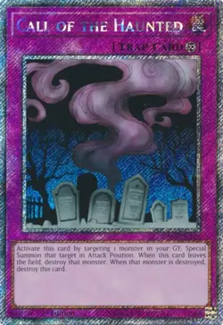 Yugioh! Call of the Haunted - RA03-EN108 - Platinum Secret Rare - 1st Edition Ne - Image 1