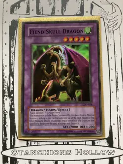 Yu-Gi-Oh! TCG Fiend Skull Dragon - Legacy of Darkness (LOD-039) SUPER RARE NM - Image 1