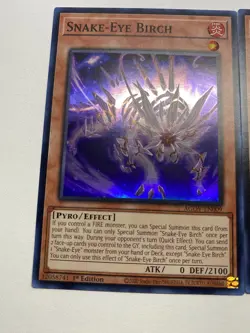 Yu-Gi-Oh! 2X Snake-Eye Birch 1st Edition Super Rare AGOV-EN009 NM/M - Image 2