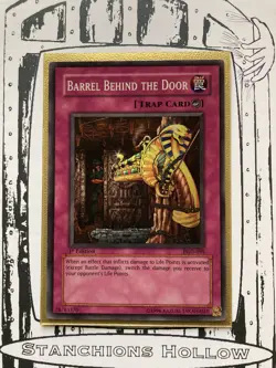Yu-Gi-Oh! TCG Barrel Behind the Door - (1st Edition, PGD-095) Super Rare NM - Image 1