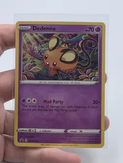 Dedenne SWSH080 Black Star Promos Cosmos Holo Pokemon Trading Card Game 2021 NM - Image 1