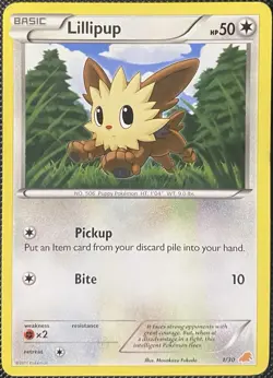 Lillipup (#1) 1/30 BW Trainer Kit: Excadrill & Zoroark Regular - Pokemon Card - Image 1